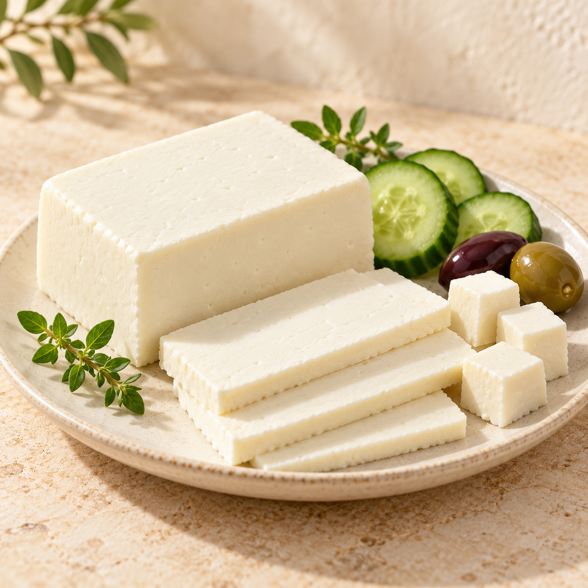 Trakya Çiftliği Vegan Beyaz için temsili servis önerisi