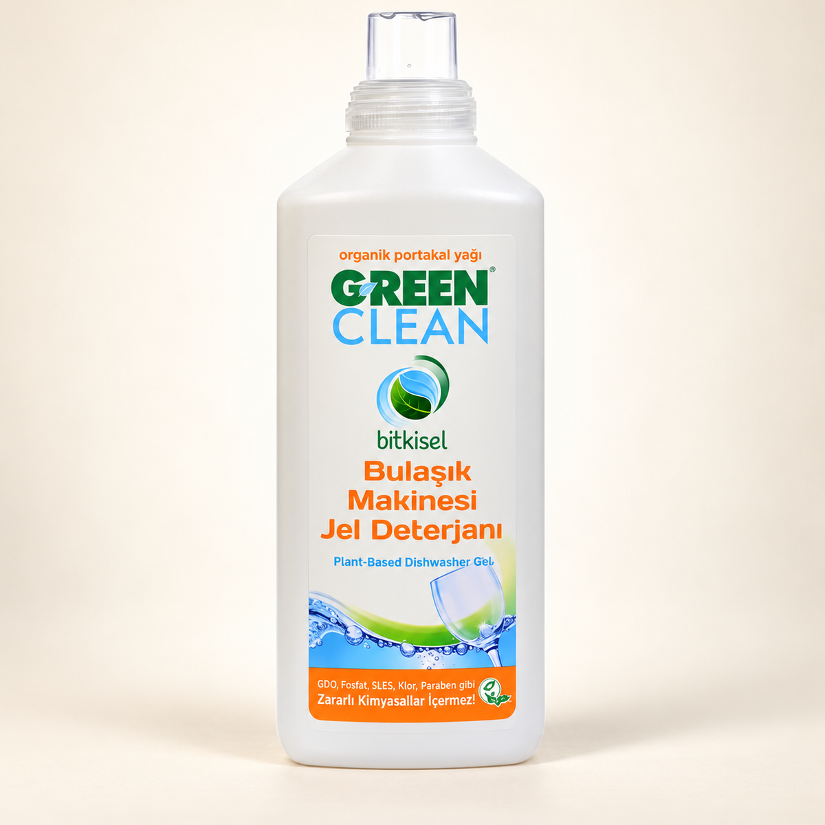 U GREEN CLEAN Bulaşık Makinesi Jel Deterjanı 1000 ml – stüdyo çekimi