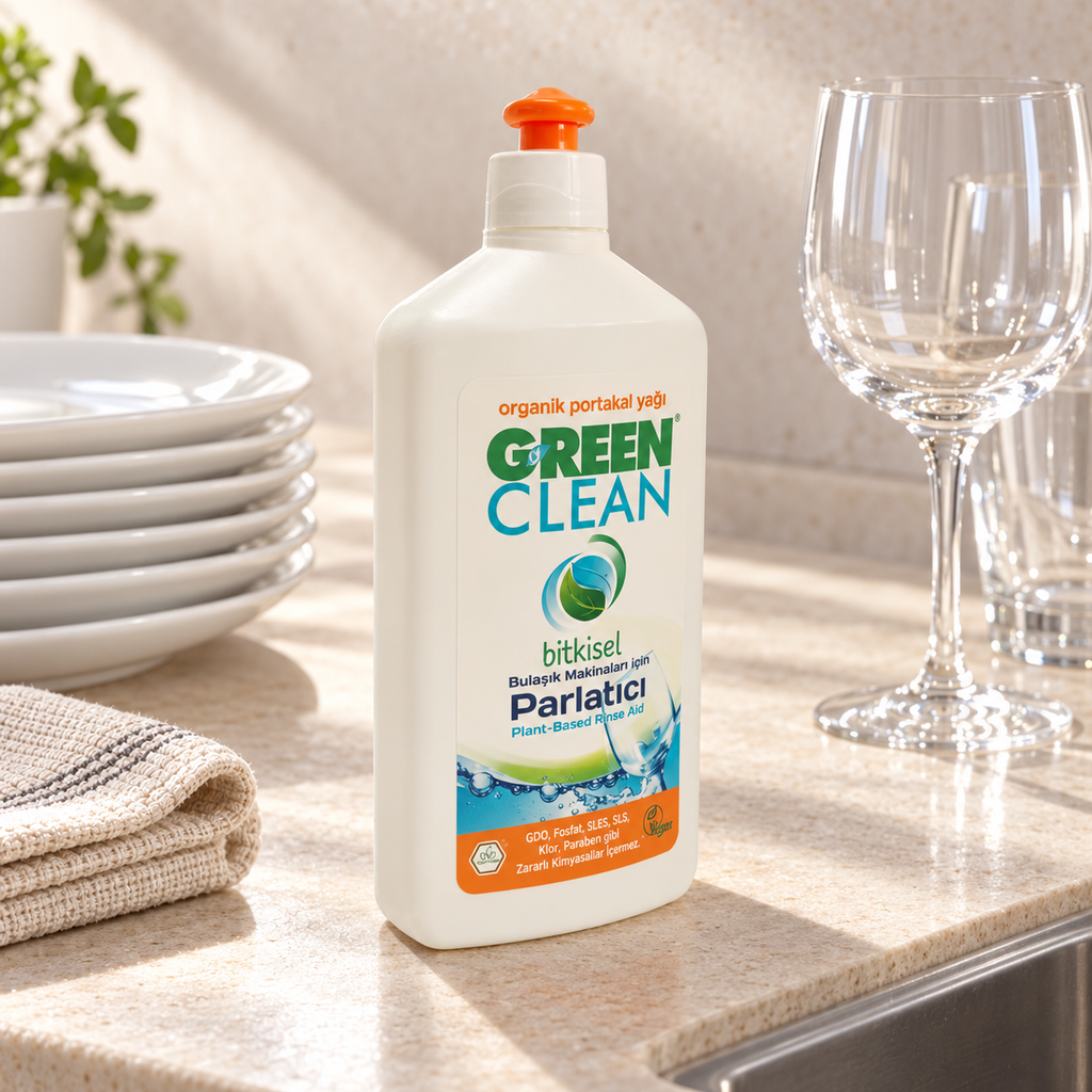 U GREEN CLEAN Bulaşık Makinesi Parlatıcısı 500 ml – sunum önerisi