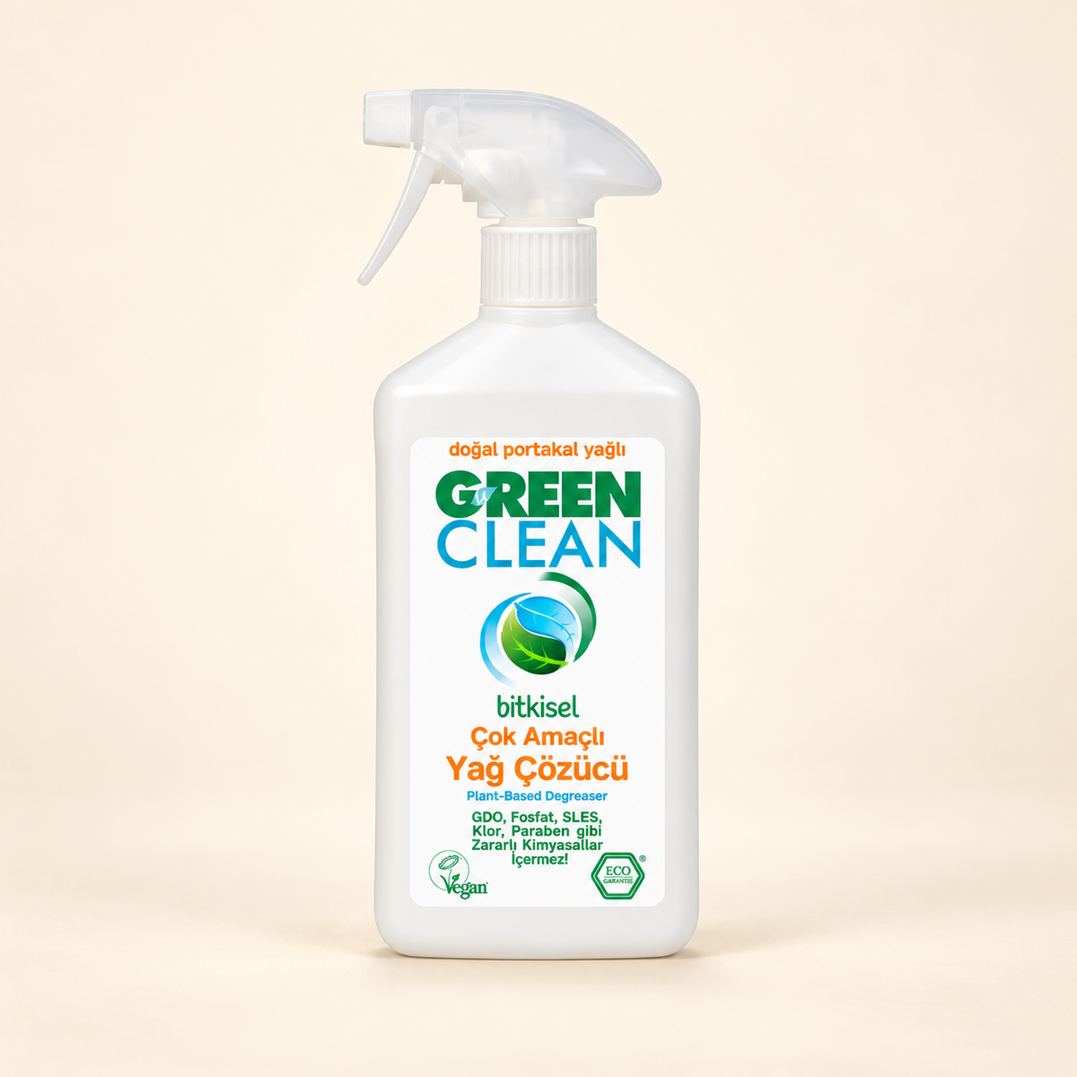 U Green Clean Çok Amaçlı Yağ Çözücü 500 ml – stüdyo çekimi