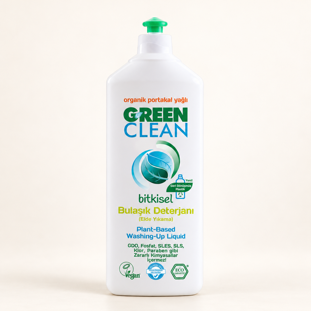 U Green Clean Elde Bulaşık Deterjanı 730 ml – stüdyo çekimi