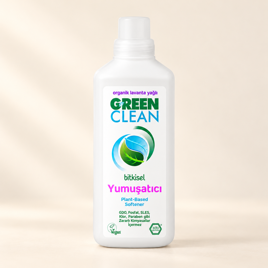 U Green Clean Yumuşatıcı 1000 ml-Lavanta – stüdyo çekimi