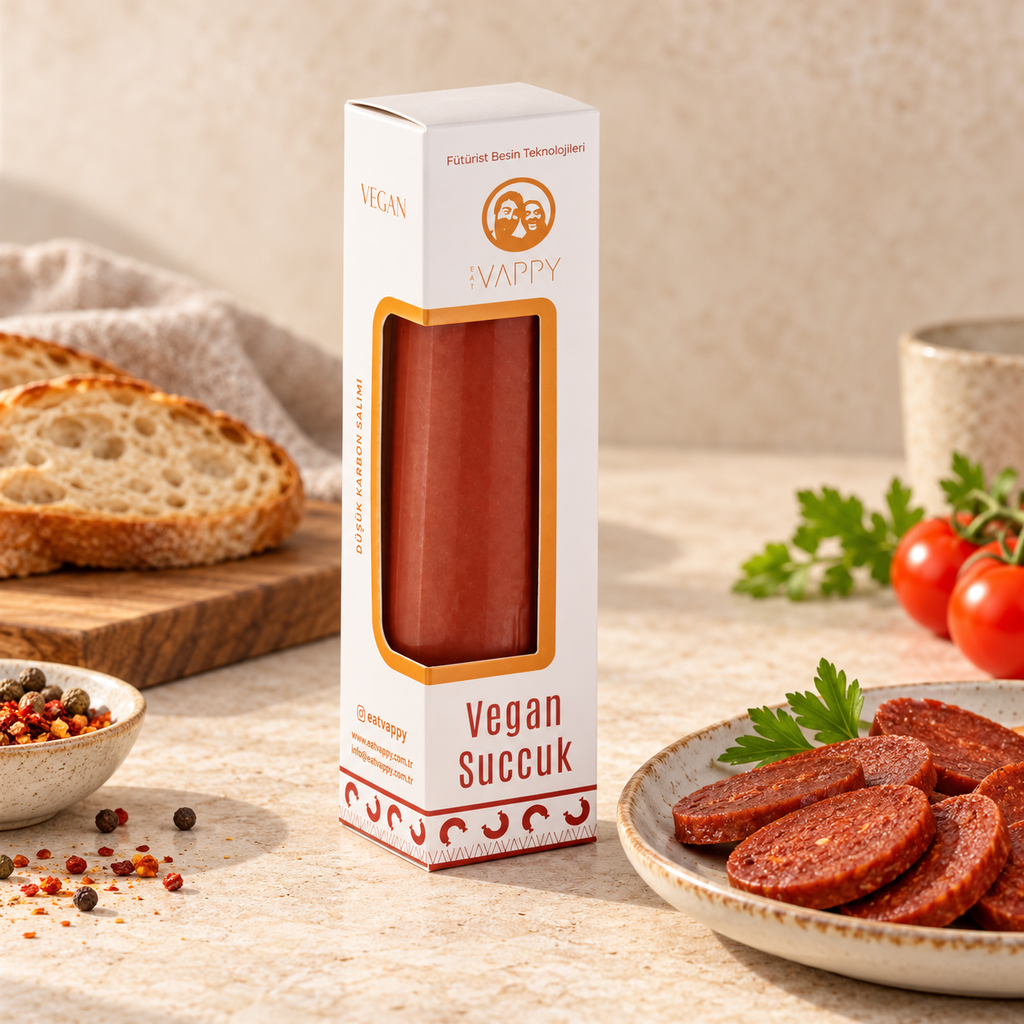 VAPPY Vegan Parmak Sucuk 120 g – sunum önerisi
