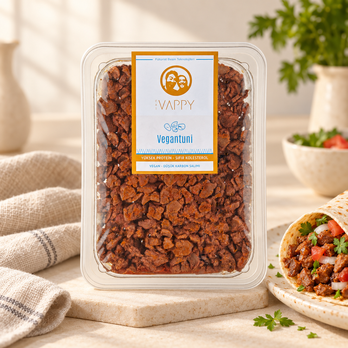 VAPPY Vegantuni 200 g – sunum önerisi