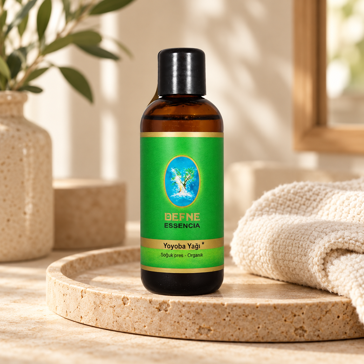 NUKA Jojoba Yağı 100 ml – sunum önerisi
