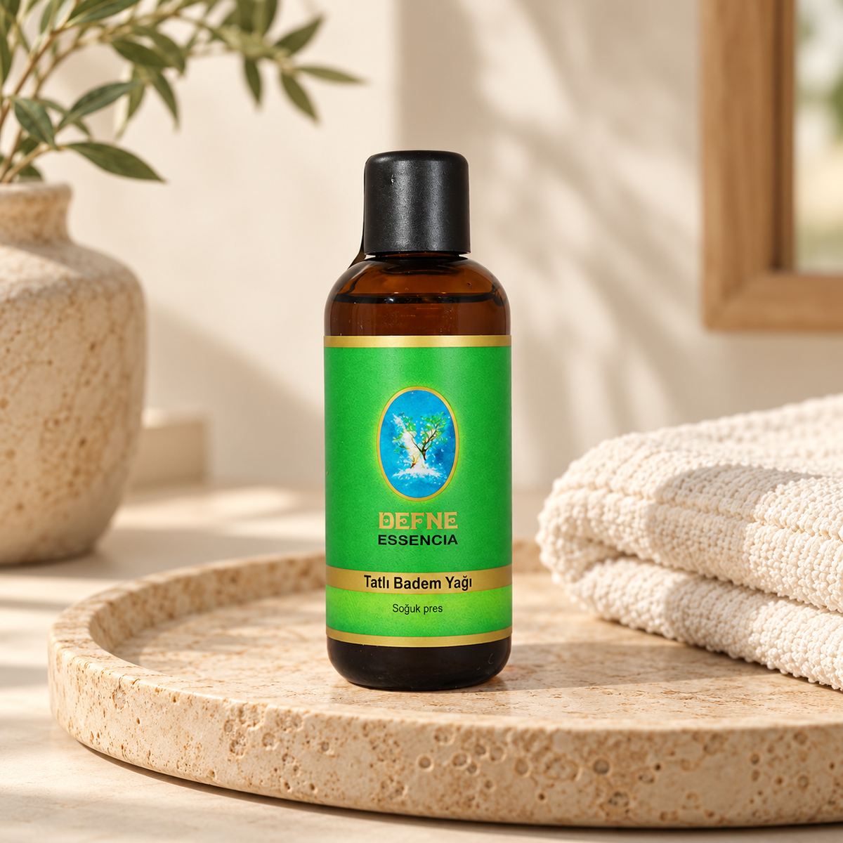 Nuka Tatlı Badem Yağı 100 ml – sunum önerisi