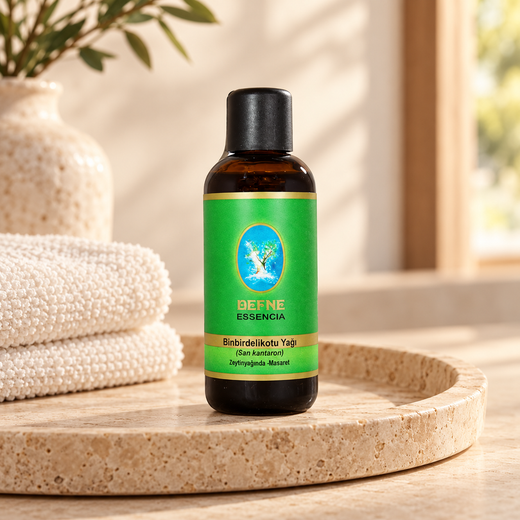 Nuka BinbirDelikOtu Yağı 30 ml (Sarı Kantaron Yağı) – sunum önerisi