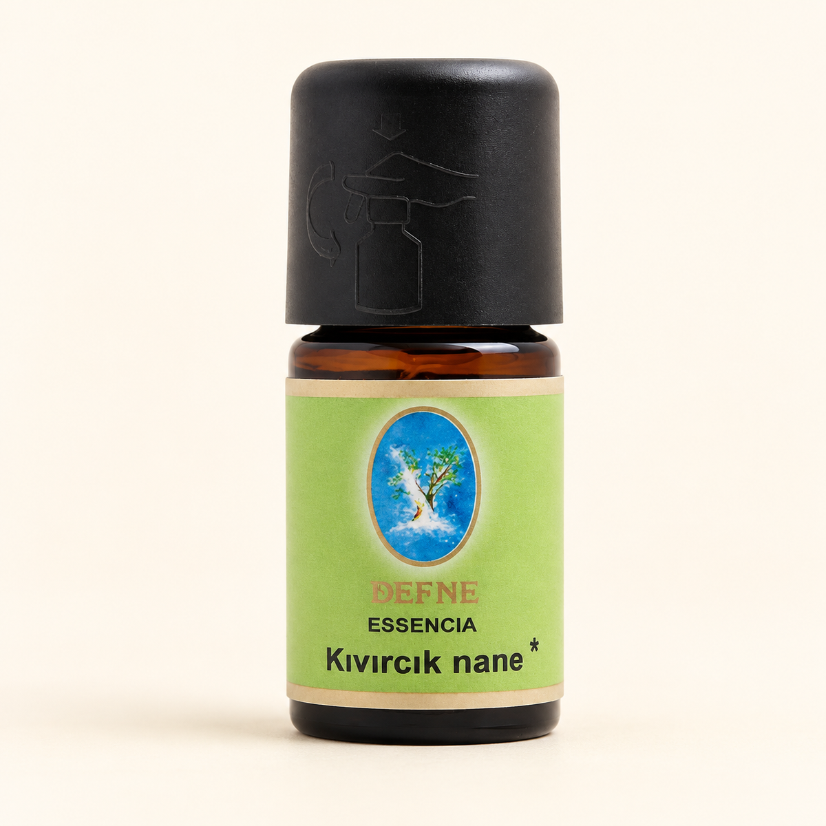 Nuka Organik Kıvırcık Nane 5 ml – stüdyo çekimi