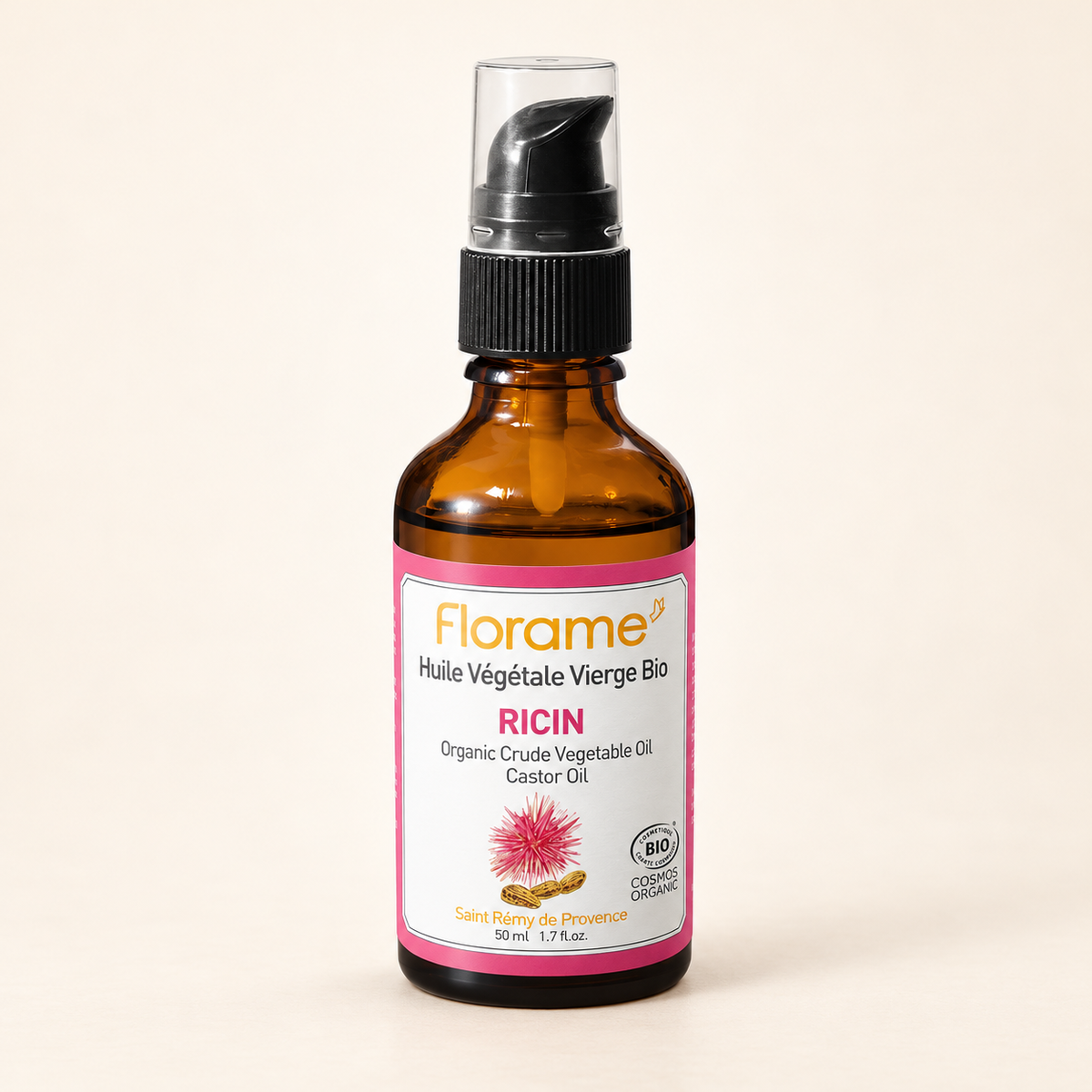 FLORAME Organik Hint Yağı 50 ml – stüdyo çekimi