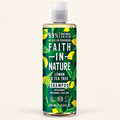 FAITH IN NATURE %99 Doğal İçerikli Ferahlatıcı Şampuan 400 ml Normal-Yağlanmaya-Kepeğe Meyilli Saçlar İçin Limon ve Çay Ağacı – stüdyo çekimi
