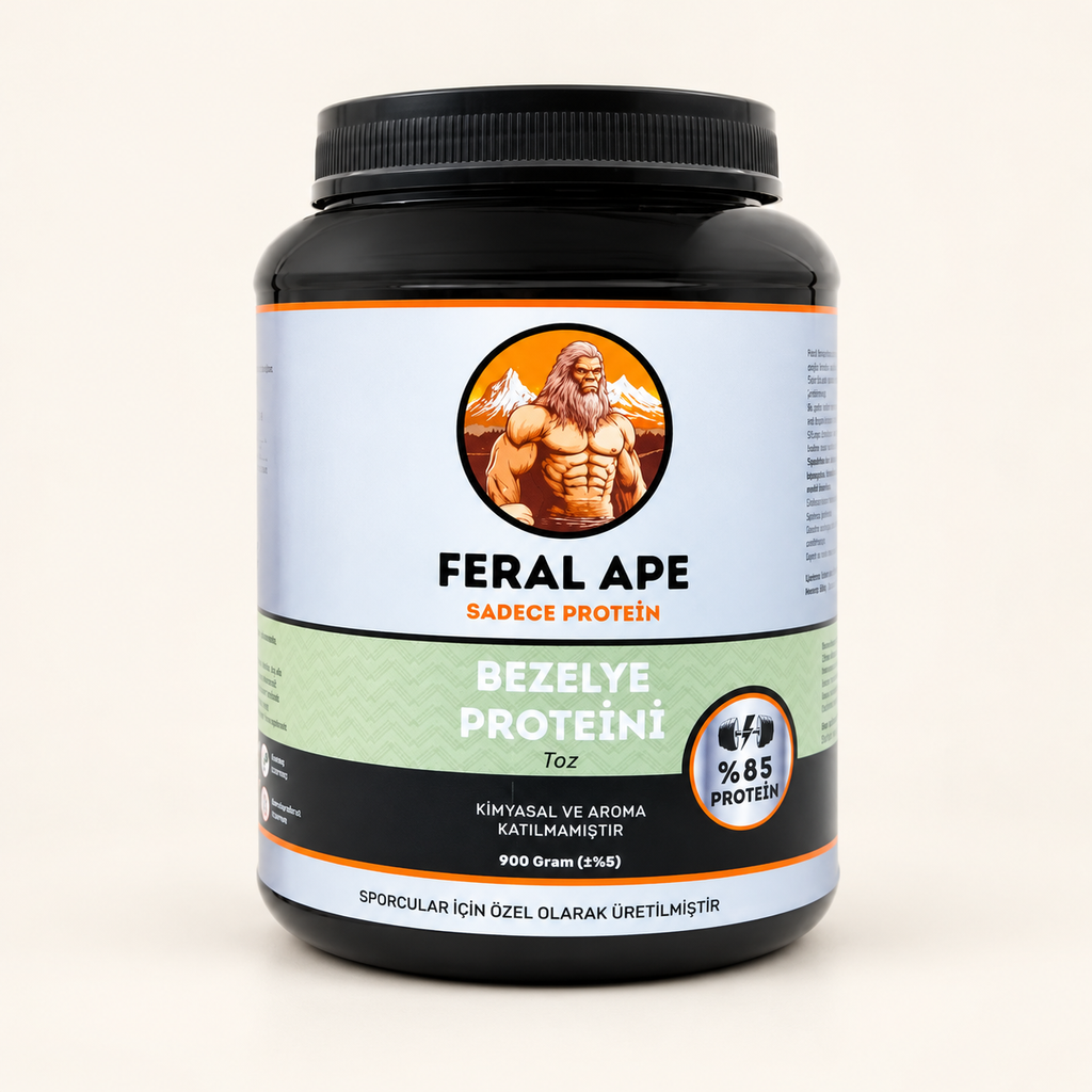FERAL APE Bezelye Proteini ( İzole toz protein) 900 g – stüdyo çekimi