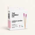 THE HUMBLE CO Bambu Kulak Temizleme Çubuğu 100 adet LİLA – stüdyo çekimi