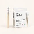 THE HUMBLE CO Bambu Kulak Temizleme Çubuğu Spiral Form BEYAZ – stüdyo çekimi