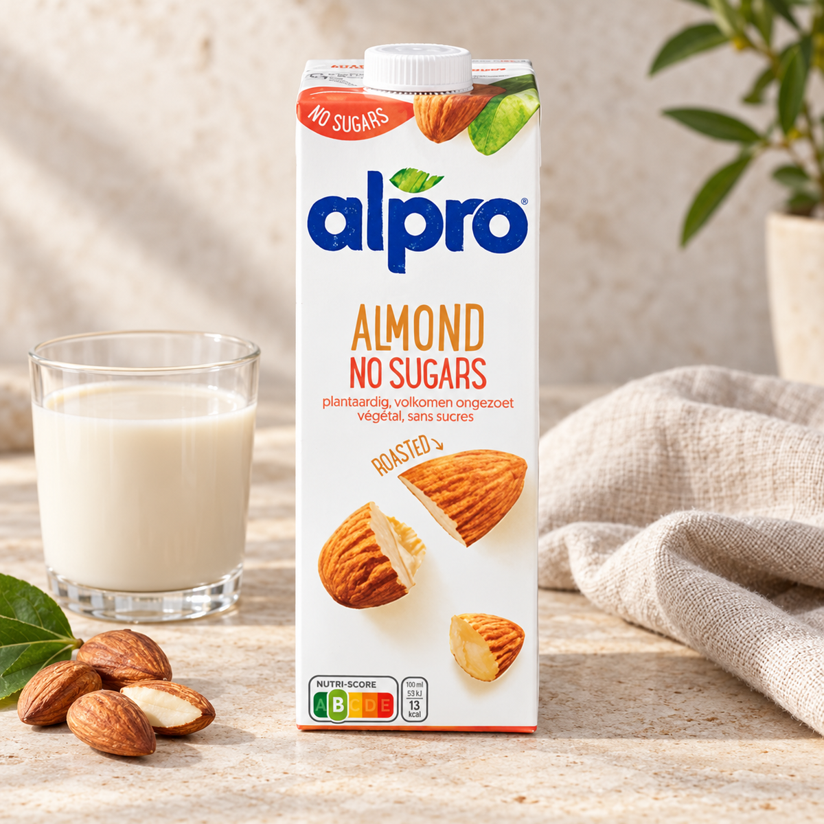 ALPRO Badem Sütü-Şekersiz 1 L – sunum önerisi