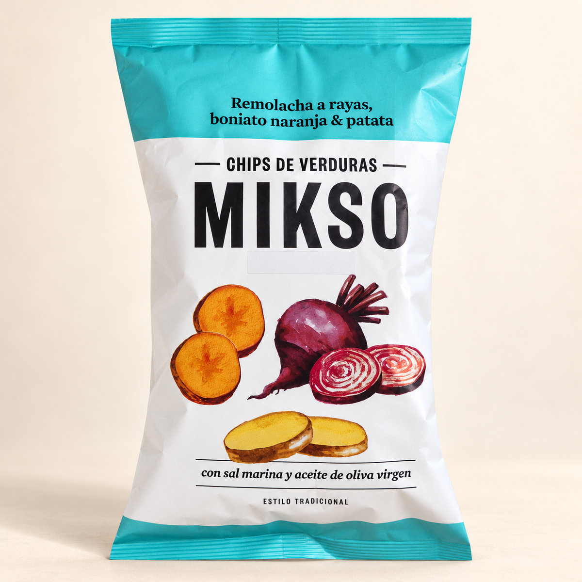 MIKSO Sebze Cipsi 85 g – stüdyo çekimi