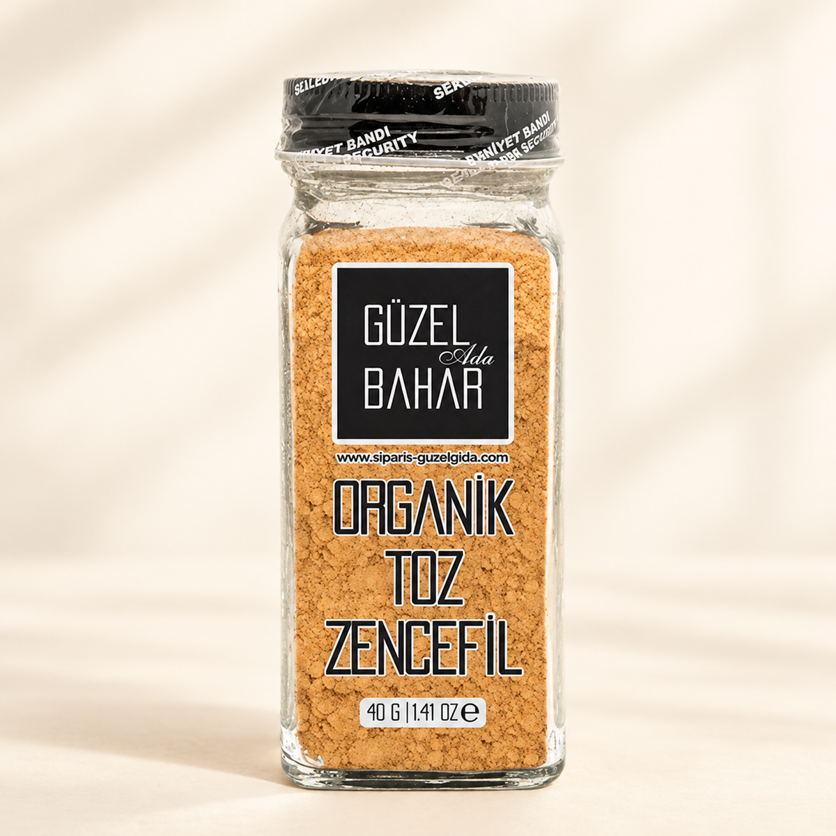 GÜZEL BAHAR Organik Toz Zencefil 40 g – stüdyo çekimi