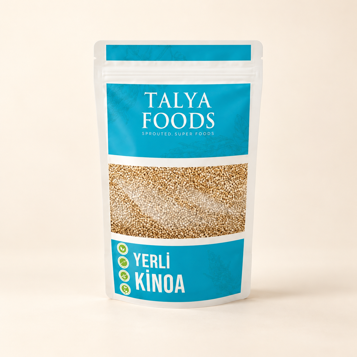 TALYA FOODS Glutensiz Yerli Kinoa 500 g – stüdyo çekimi