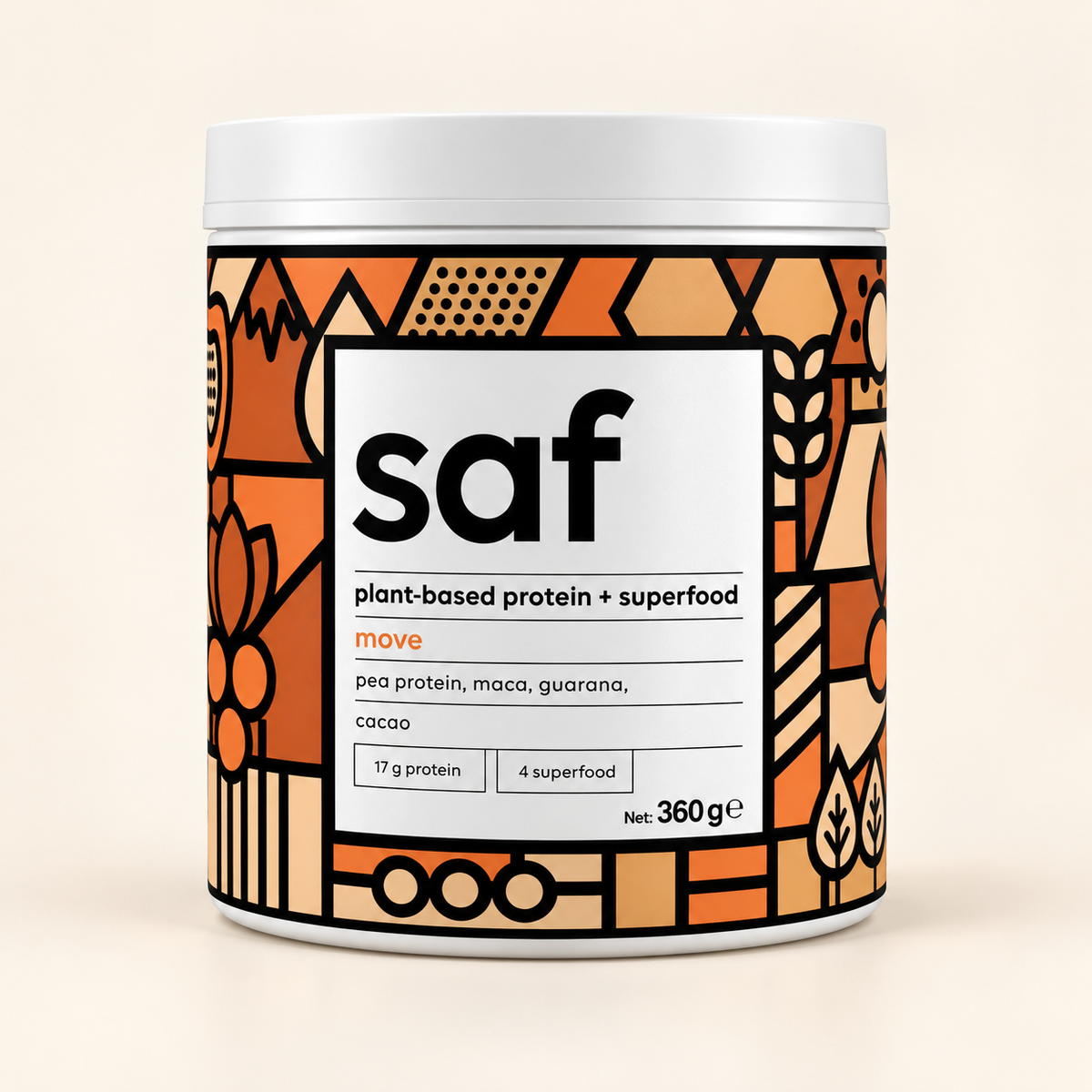 SAF Protein Superfood Mix Move 360 g – stüdyo çekimi