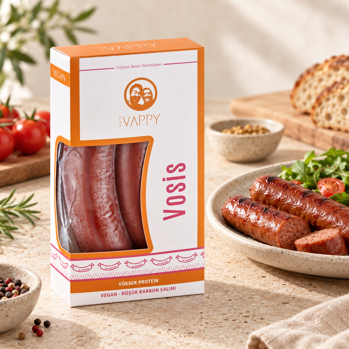 VAPPY Vosis 250 g (2x 125 g) – sunum önerisi