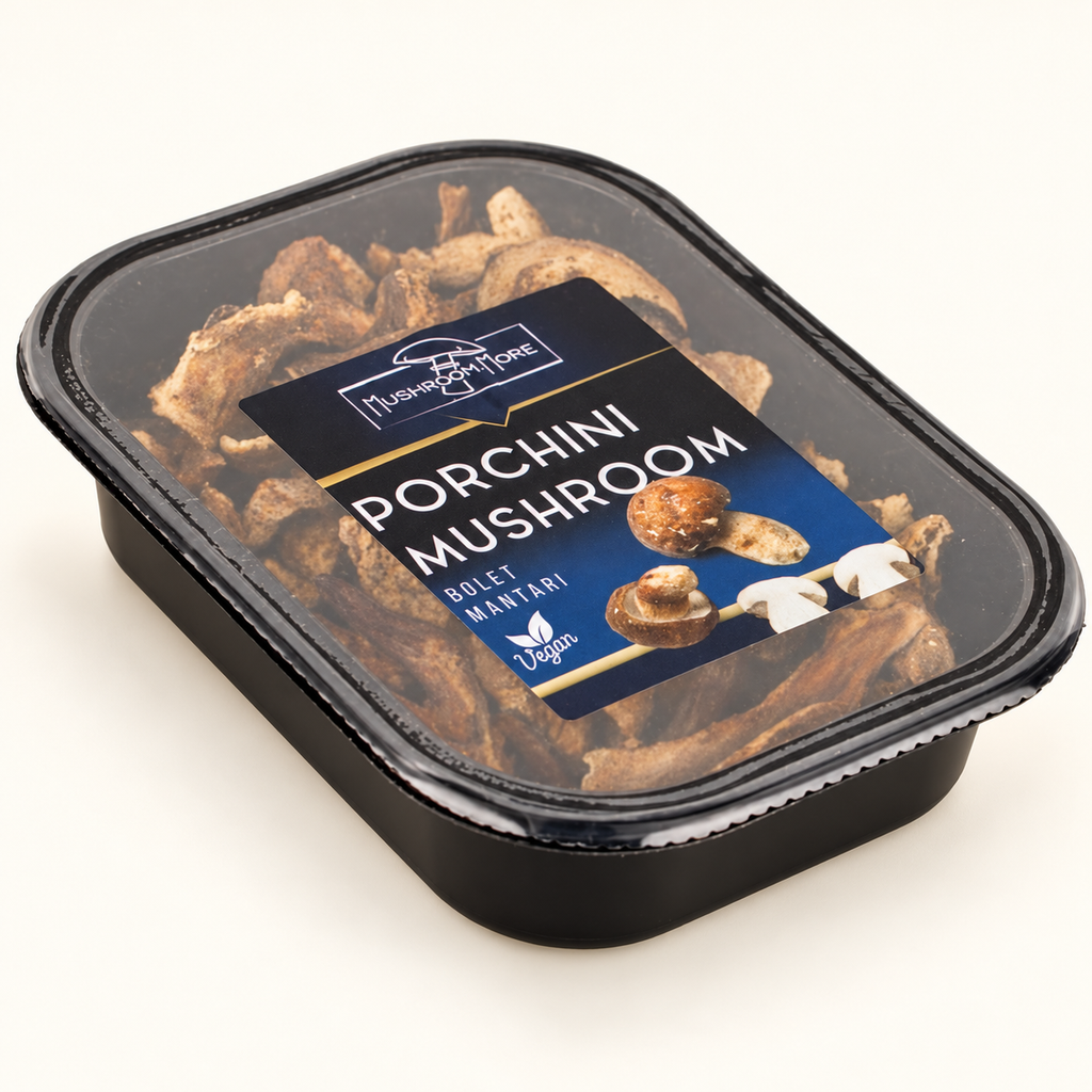 MUSHROOM & MORE Kuru Porçini Mantarı 50 g – stüdyo çekimi