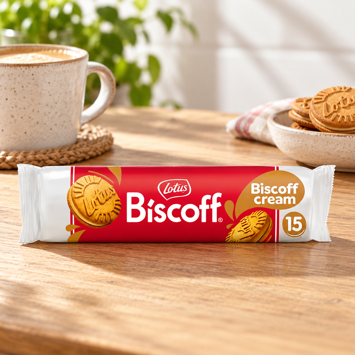 LOTUS BISCOFF Sandwich Bisküvi Biscoff Cream 150 g – sunum önerisi