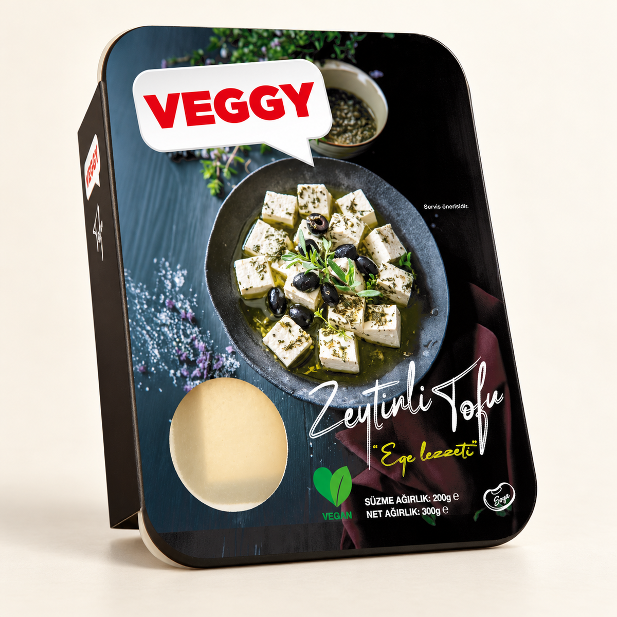 VEGGY Zeytinli Tofu 200 g – stüdyo çekimi