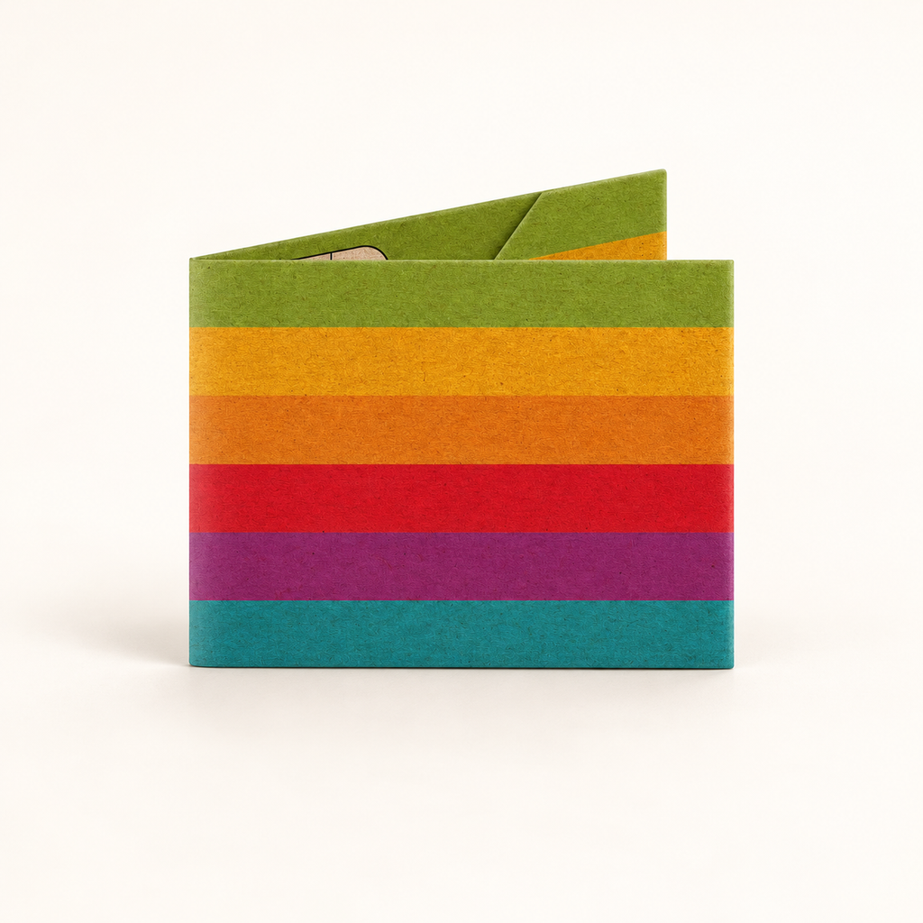 ORIGAMI PAPER WALLETS  Kağıt Cüzdan RAINBOW – stüdyo çekimi