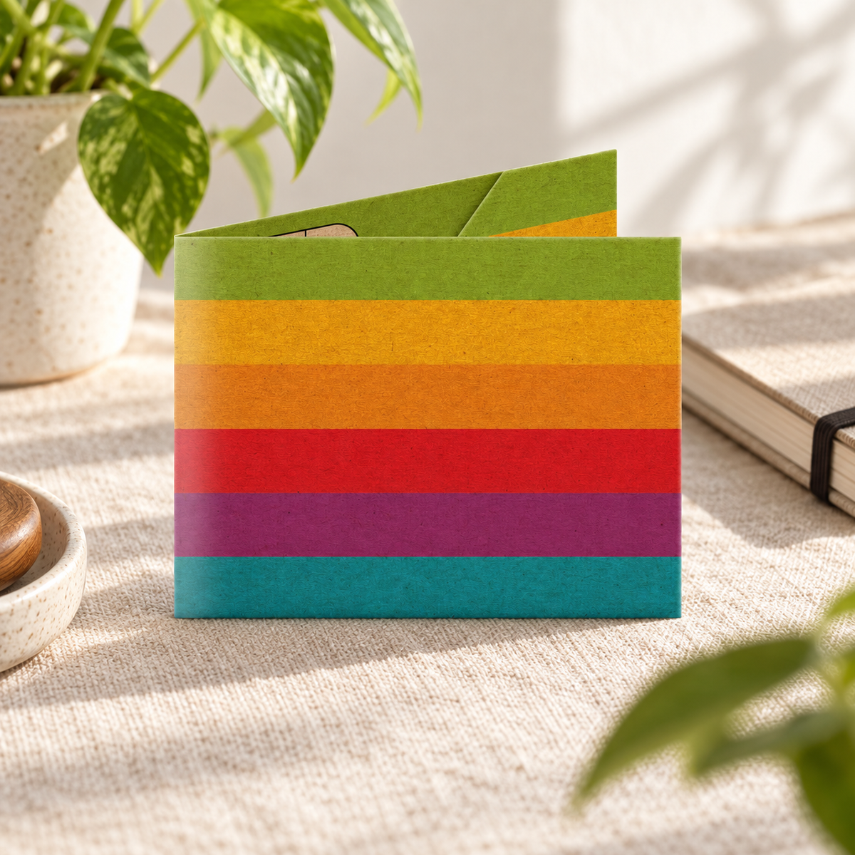 ORIGAMI PAPER WALLETS  Kağıt Cüzdan RAINBOW – sunum önerisi