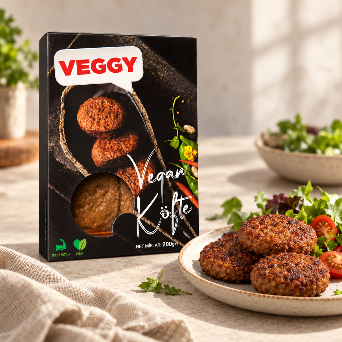 VEGGY Köfte 200 g – sunum önerisi