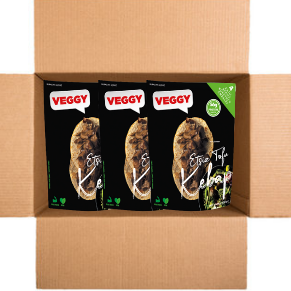 VEGGY Etsiz Tofu Kebap 200 g. 12 adet - 1 Koli