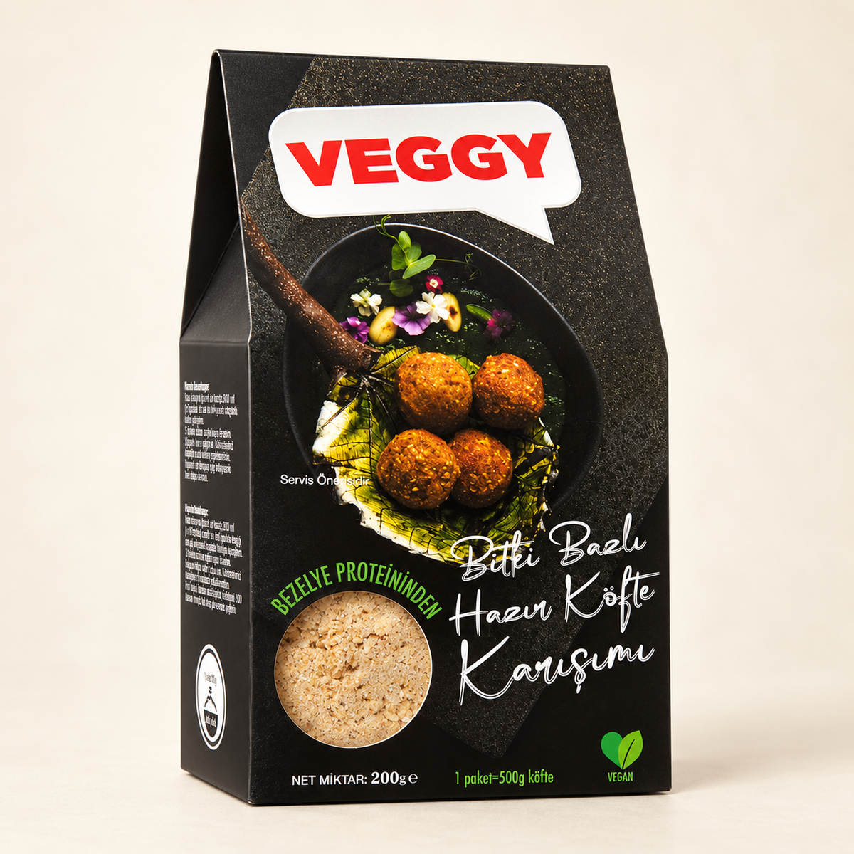 VEGGY Vegan Köfte Karışımı 200 g – stüdyo çekimi
