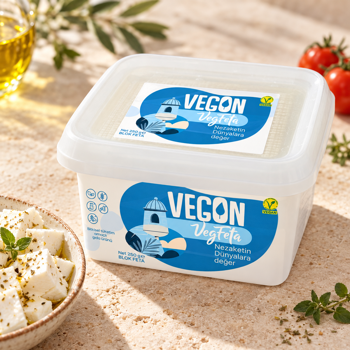VEGON VegFeta 250 g – sunum önerisi