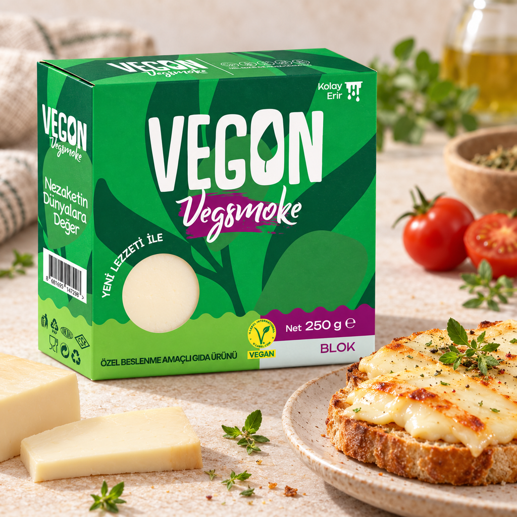 VEGON VegSmoke 250 g Blok – sunum önerisi