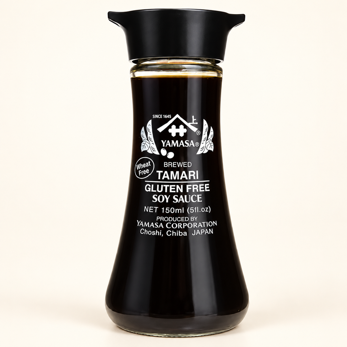 YAMASA Glutensiz Tamari Soya Sosu 150 ml – stüdyo çekimi