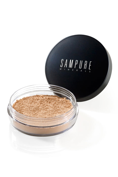 SAMPURE MINERALS Golden – Instant Glow Mineral Loose Setting Powder – Pudra 4.5 g