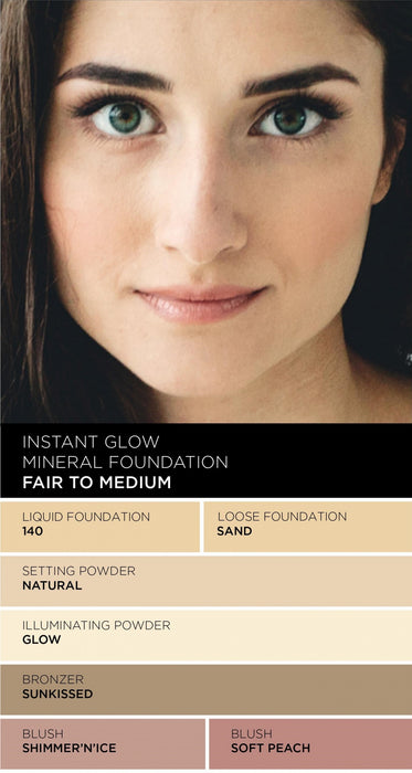 SAMPURE MINERALS 140 – Mineral Liquid Foundation – Likit Fondöten 30 ml