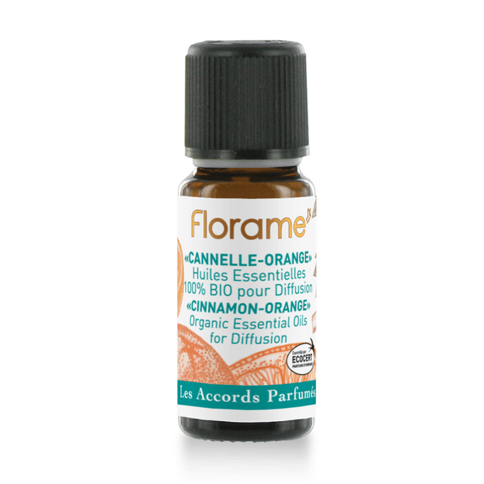 FLORAME Organik Esansiyel Yağ Karışımı Tarçın Portakal 10 ml