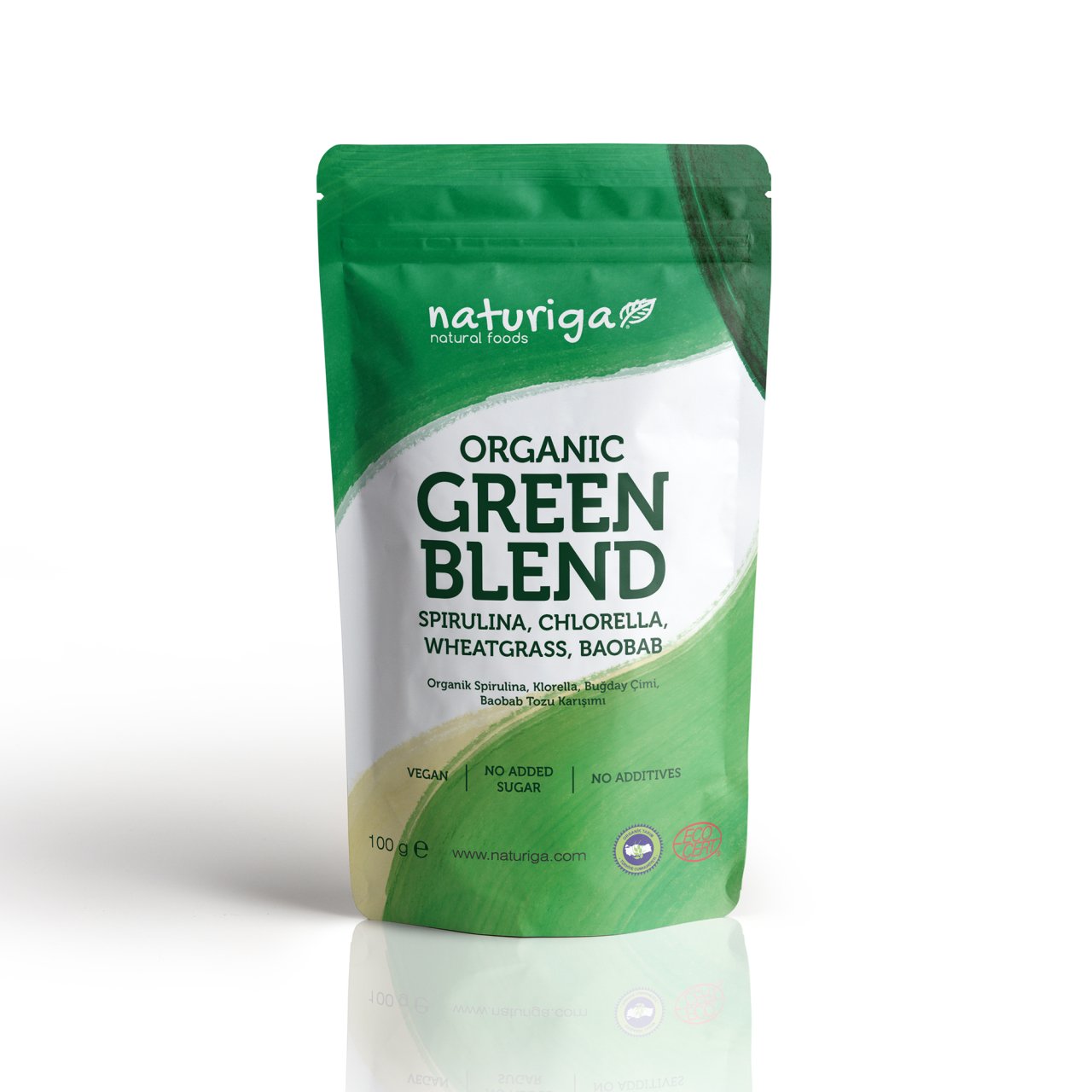 NATURIGA Organik Green Blend - Yeşil Karışım 100 g