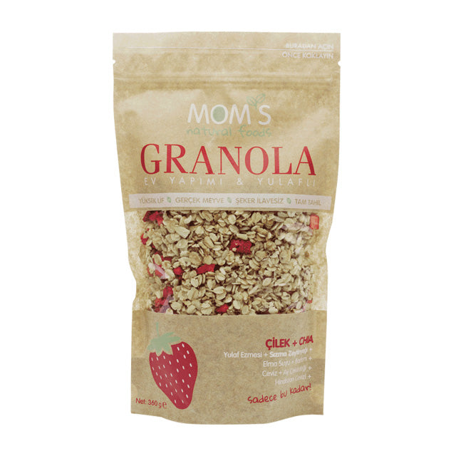 MOM'S Granola 360 g/ Çilek ve Chia