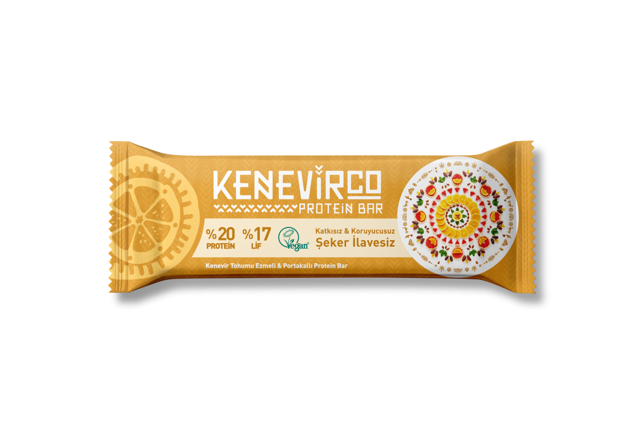KenevirCo Portakallı Protein Bar 40 g