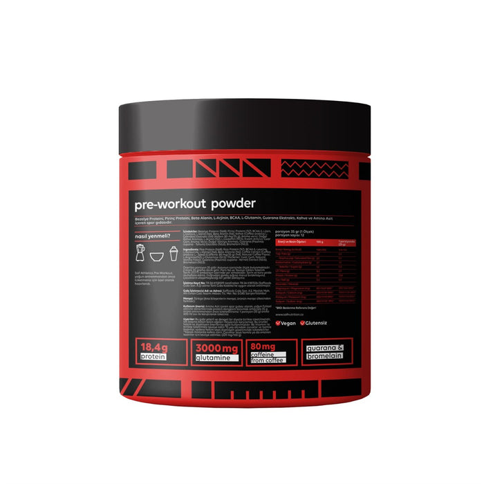 Saf athletics pre-workout mix 420 g