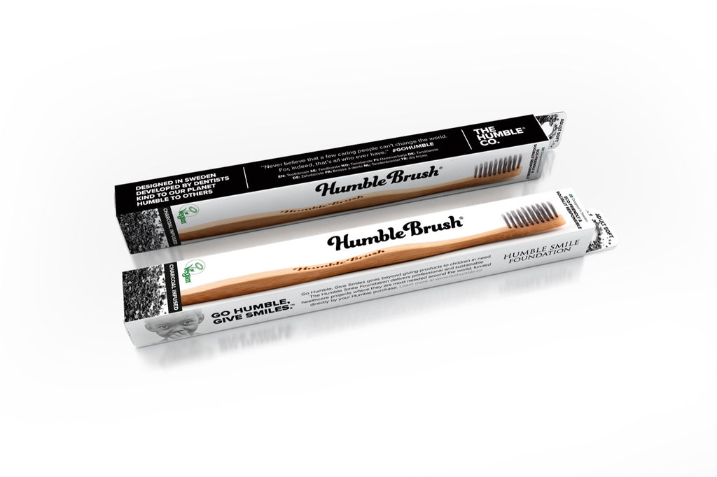 HUMBLE BRUSH Kömürlü Bambu Yetişkin Diş Fırçası Soft-Yumuşak