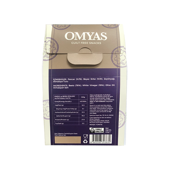 OMYAS Kurutulmuş Pancar Cipsi 40 g
