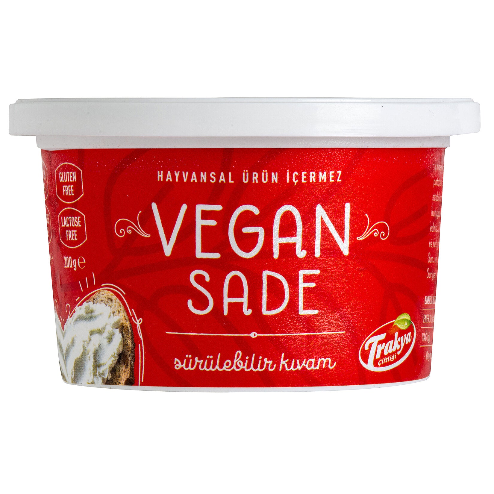 TRAKYA ÇİFTLİĞİ Vegan Krem Sade 200 g
