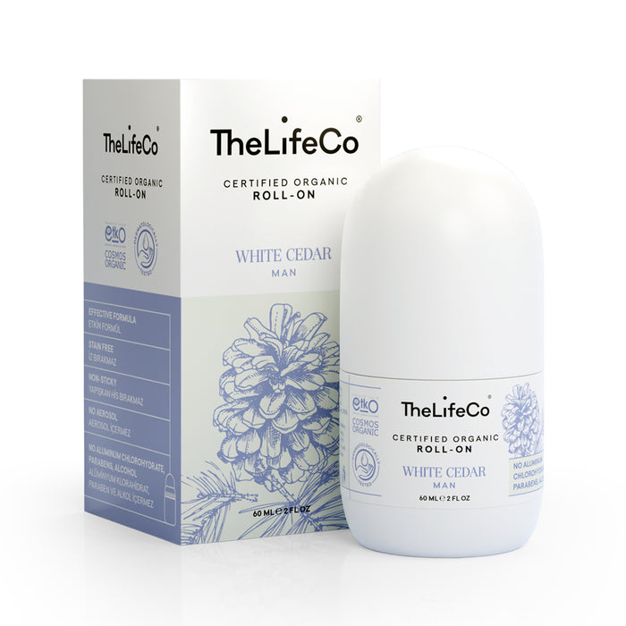 THE LIFECO Organik Roll-on Deodorant White Cedar (Men) 60 ml