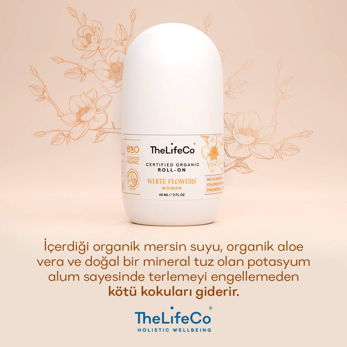 THE LIFECO Organik Roll-on Deodorant White Flowers (Woman) 60 ml