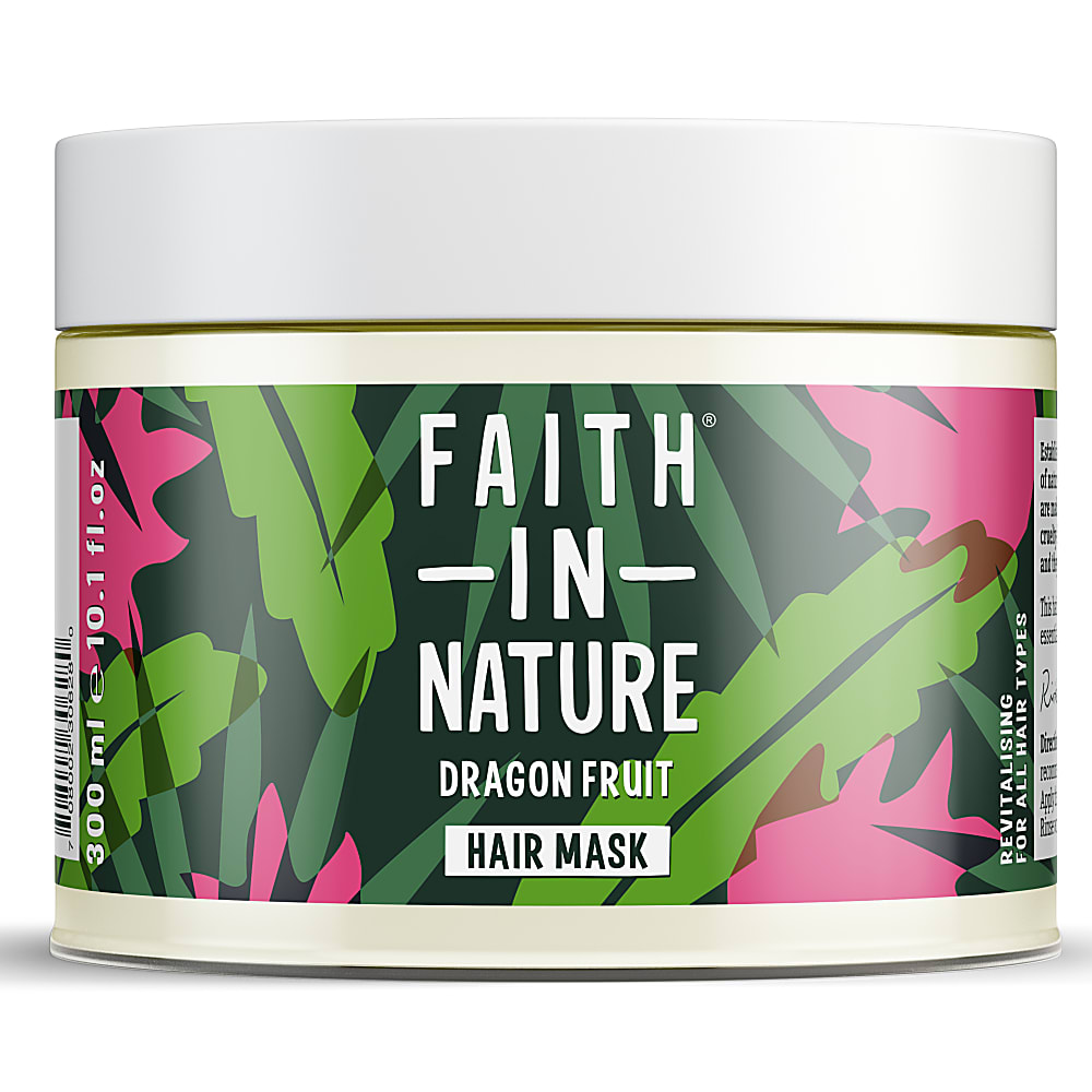 FAITH IN NATURE %99 Doğal İçerikli Canlandırıcı Saç Bakım Maskesi 300ml - Tüm Saç Tipleri İçin Ejder Meyvesi