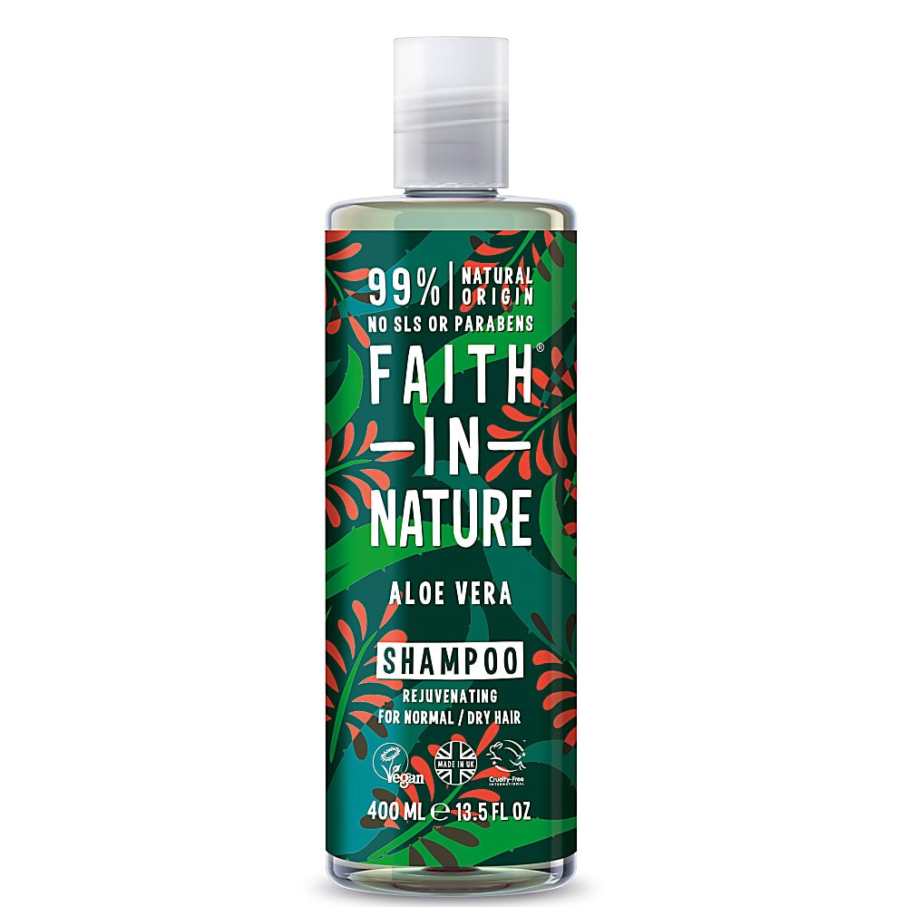 FAITH IN NATURE %99 Doğal İçerikli Yenileyici Şampuan 400 ml Normal & Kuruya Dönük Saçlar İçin Aloe Vera