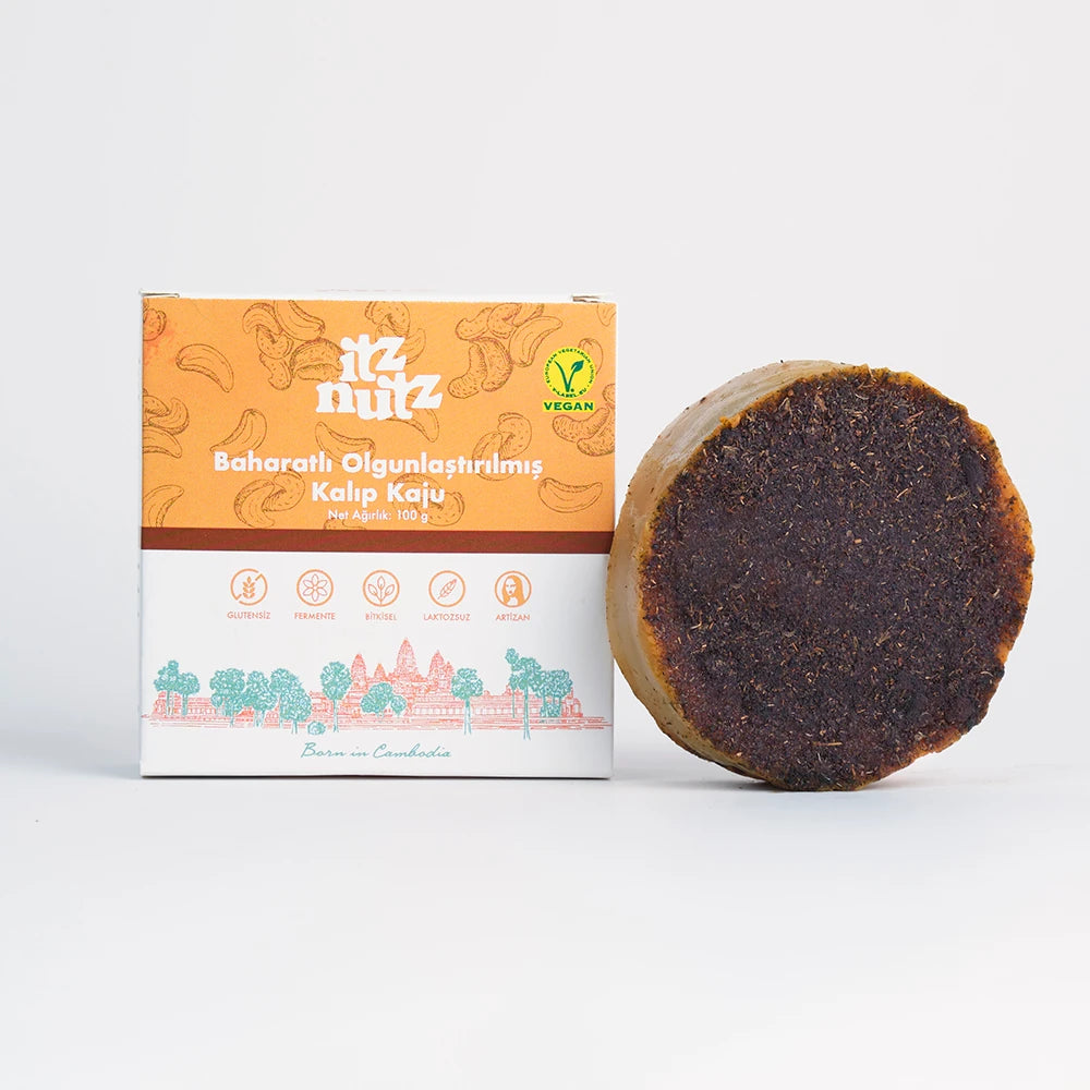 ITZ NUTZ Baharatlı Sert Kaju Peyniri 100 g