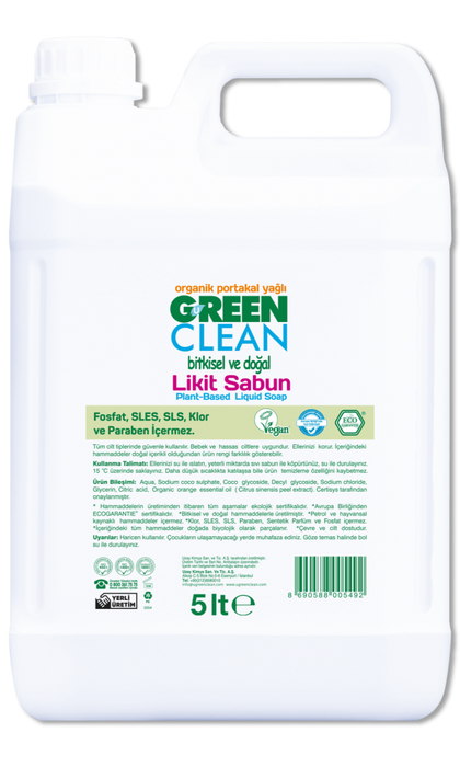 U GREEN CLEAN Likit Sabun 5 Litre